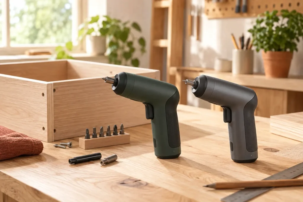 Atornilladores eléctricos compactos para montar muebles
