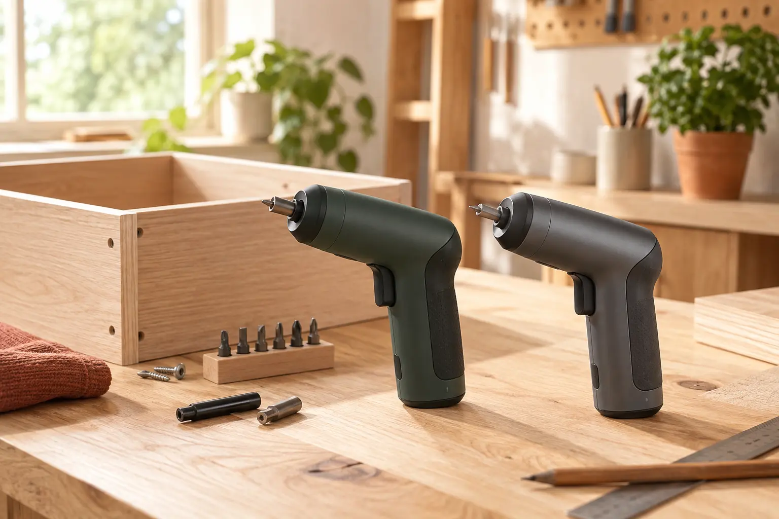 Atornilladores eléctricos compactos para montar muebles