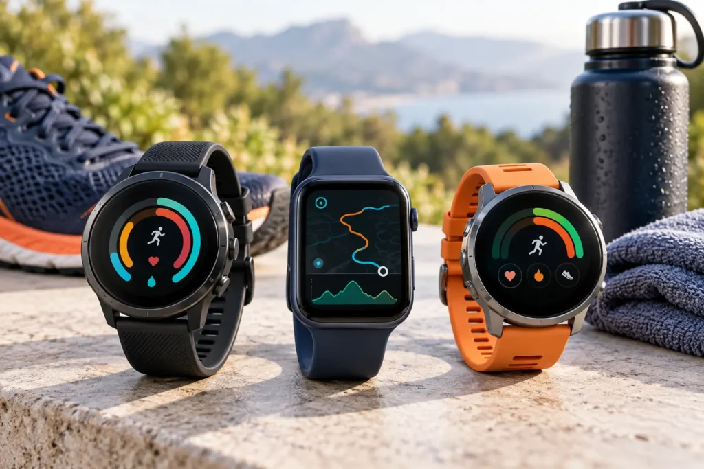 Relojes deportivos con pantallas de actividad