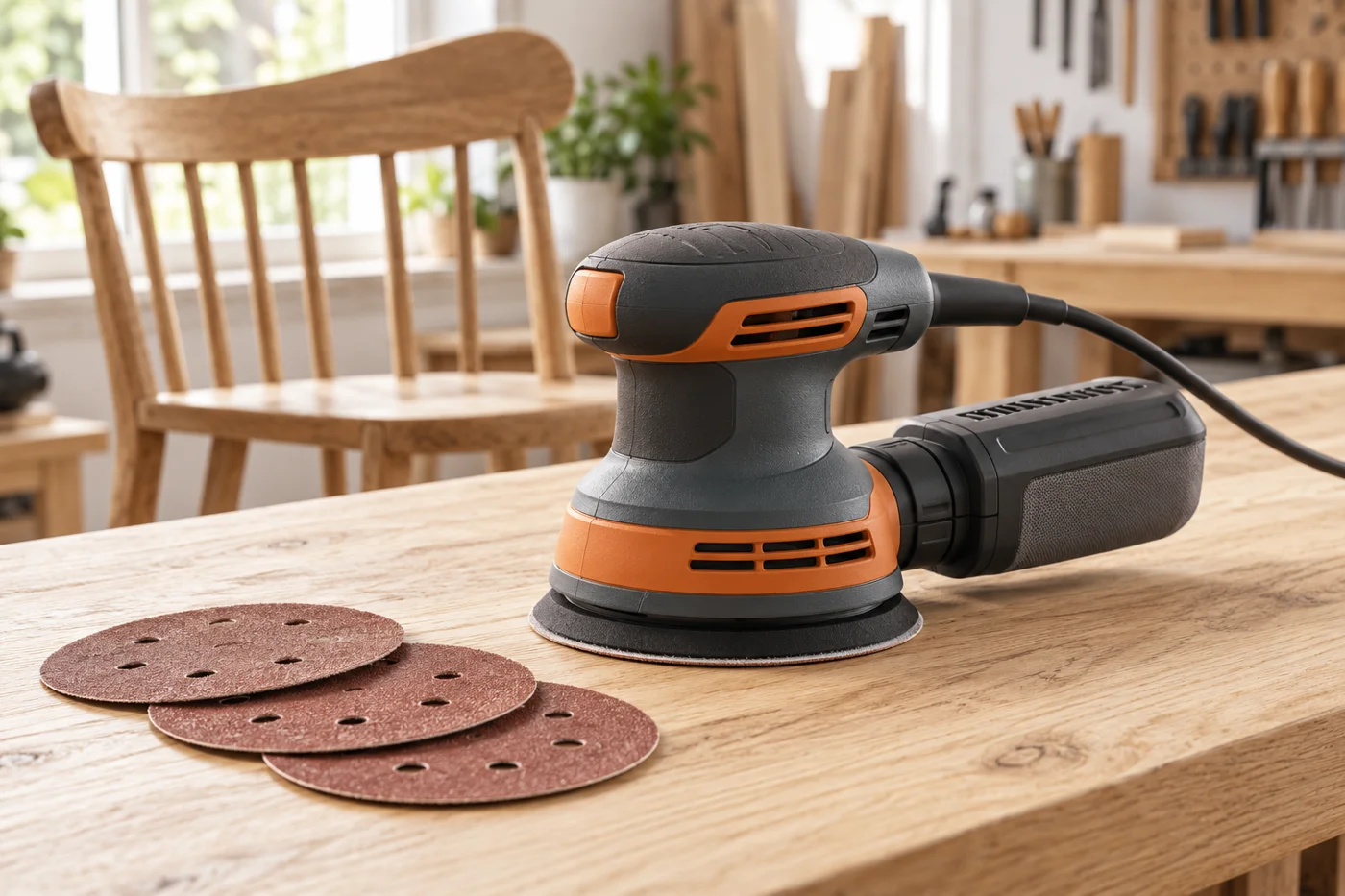 Lijadoras para muebles y puertas: qué excéntrica de 125 mm comprar